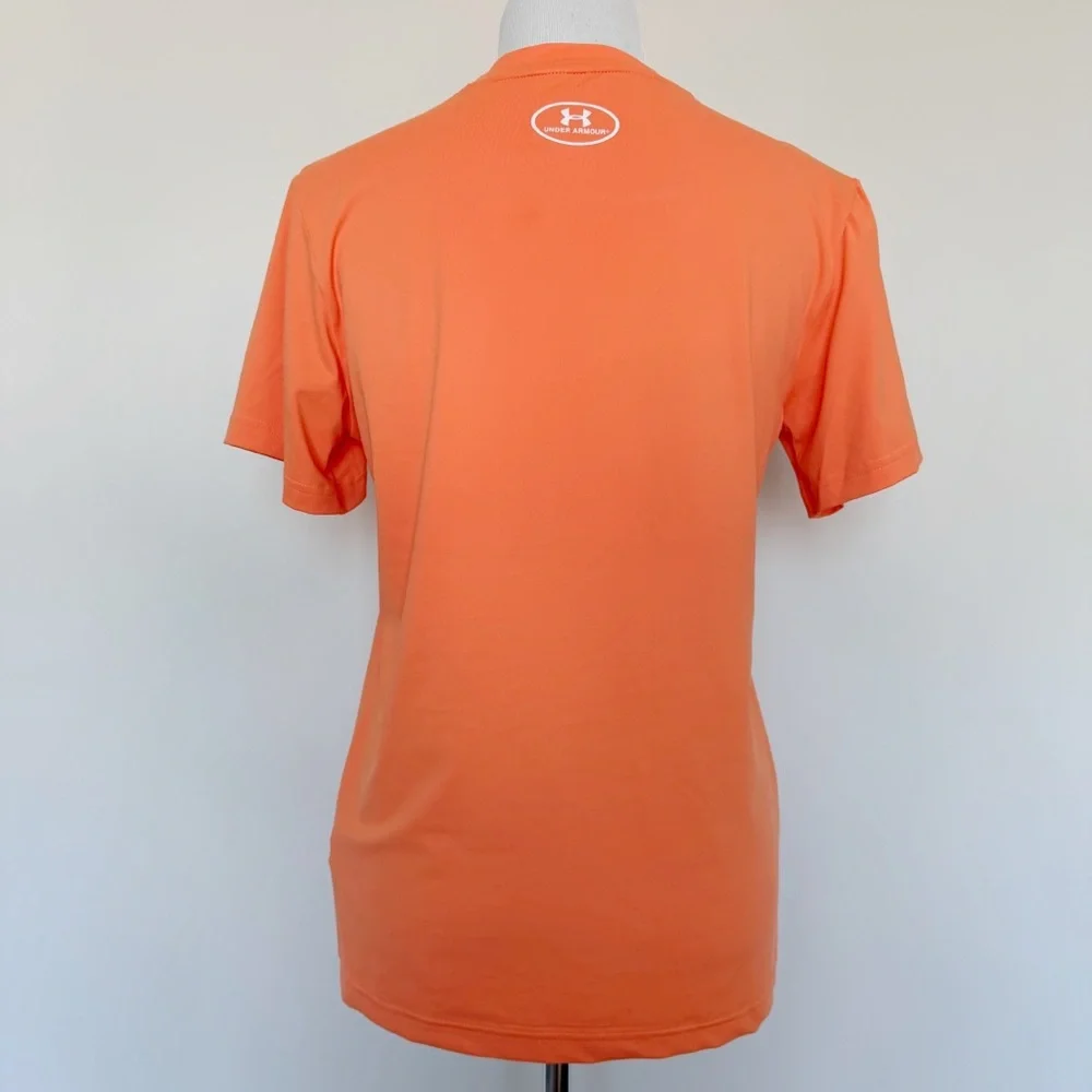Under Armour Houston Astros MLB T-Shirt Mens Size Small Orange Baseball Fan Gear
